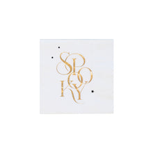 Spooky White Cocktail Napkins