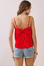 Bow Back Spaghetti Strap Cami Top
