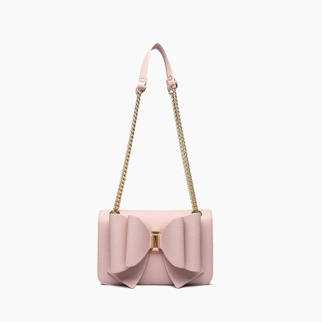 Jane Blush Overflap Bow Crossbody