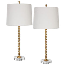 Gold Leaf Table Lamp