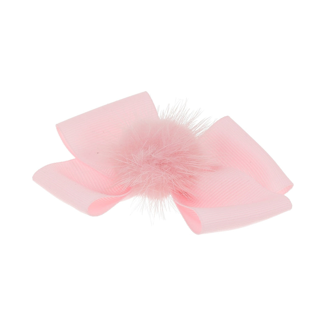 The Lucy Bow-Large-Classic Pink