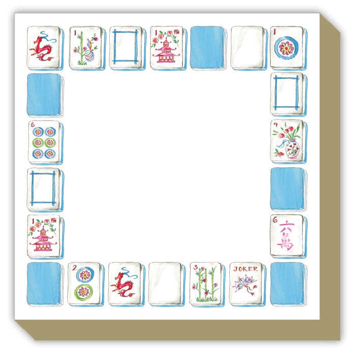 Mahjong Tiles Mini Luxe Notepad