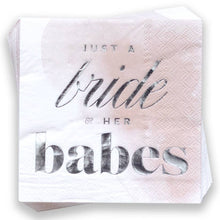 BRIDE AND BABES COCKTAIL NAPKIN