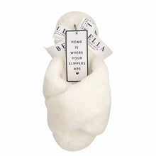 Ivory Plush Slipper