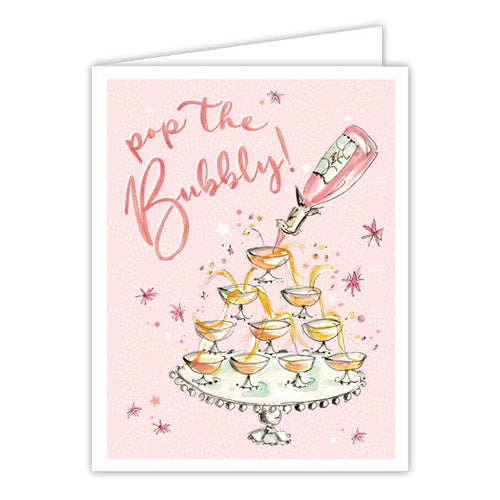Pop the Bubbly Greeting Card