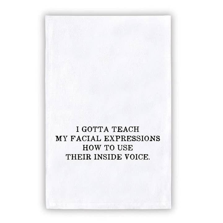 Facial Expressions Towel