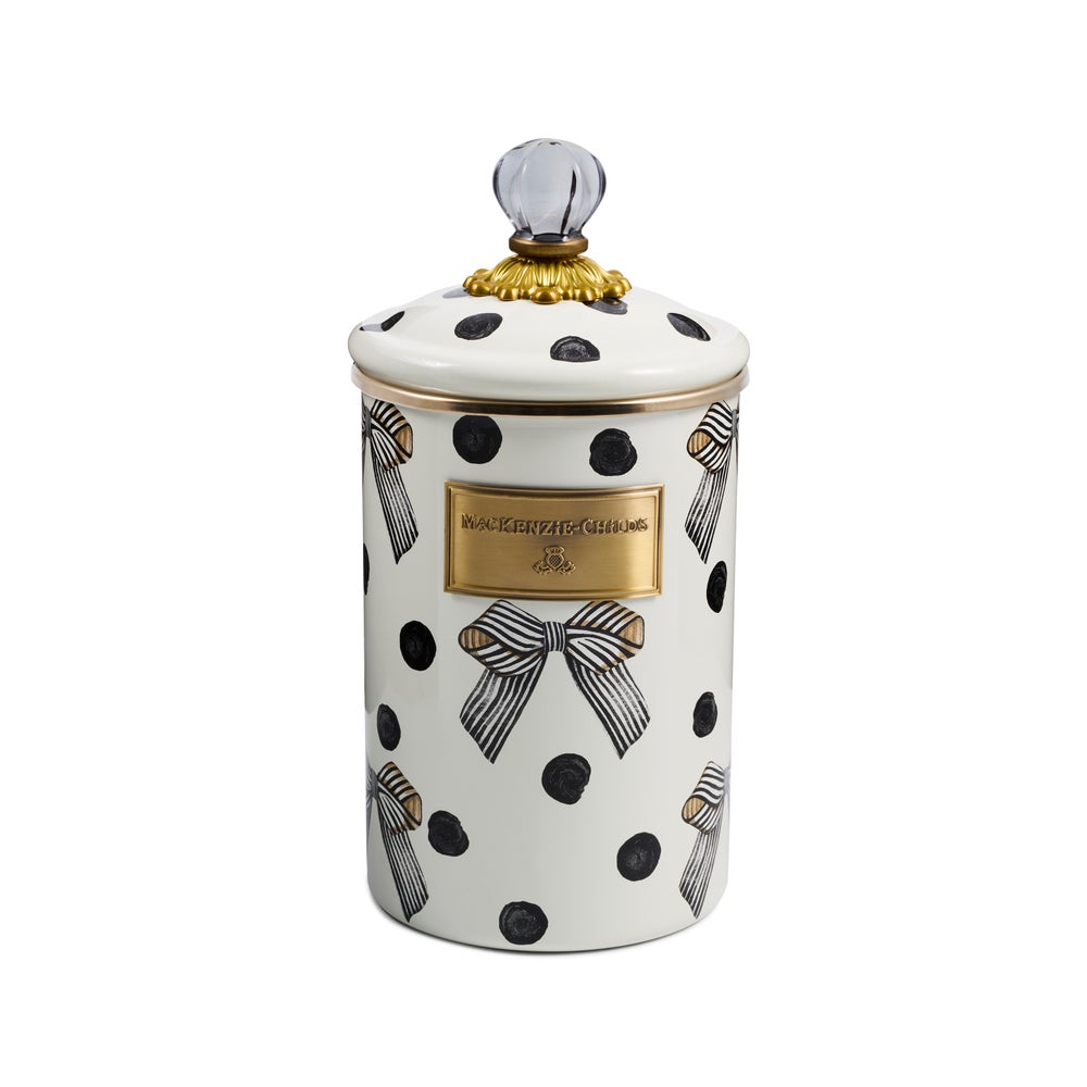 Pretty As a Bow Canister-Large