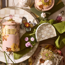 Mocha Check Napkin Holder