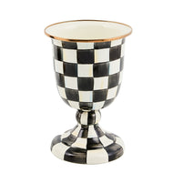 Courtly Check Pedestal Vase