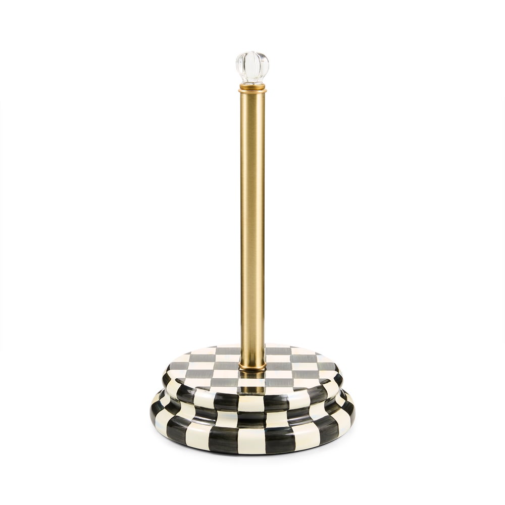 Courtly Check Paper Towel Holder
