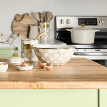 Mocha Check Large Everyday Bowl