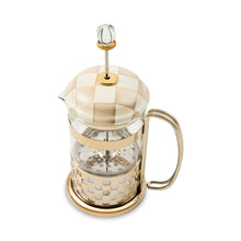 Mocha Check French Press