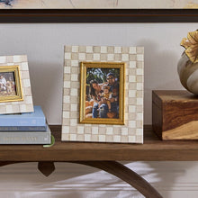 Mocha Check 4x6 Frame