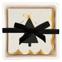 Bow Tree Napkin Ceramic Tray