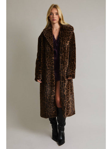 Faux Fur Long Coat