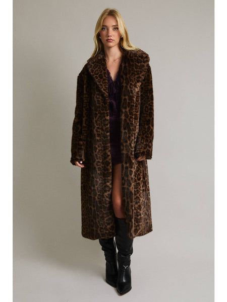 Faux Fur Long Coat