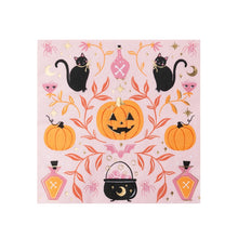 Pink Jack O Lantern Large Napkins