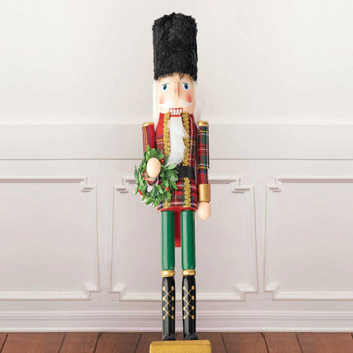 4Ft Plaid Nutcracker
