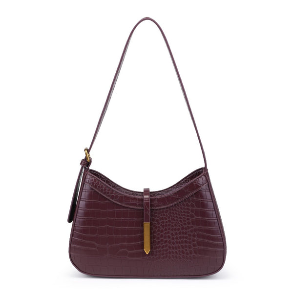 Judith Wine Shoulder Bag