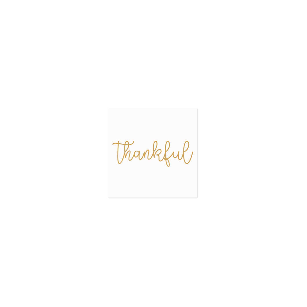 Thankful Cocktail Napkin
