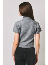 Short Sleeve Knot Cropped Top