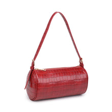 Rachel Red Croco Shoulder Bag