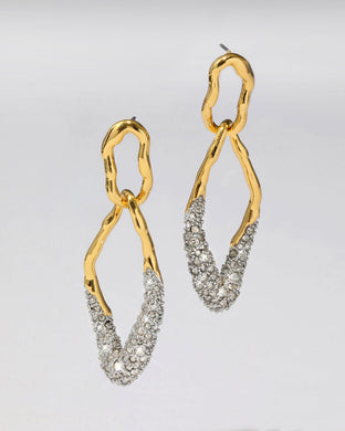 SOLANALES DOUBLE LINK POST EARRING