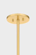 Atwood 10 Light Chandelier, Aged Brass