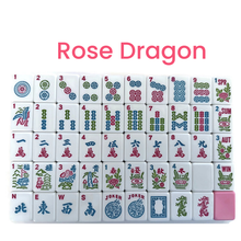 Rose Dragon Mahjong Tile Set