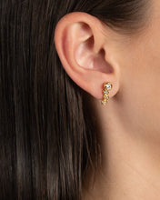 Asterales Gold Bar Earring