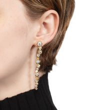 Asterales Gold CZ Cascading Earring