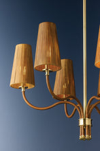 Atwood 6 Light Chandelier, Aged Brass