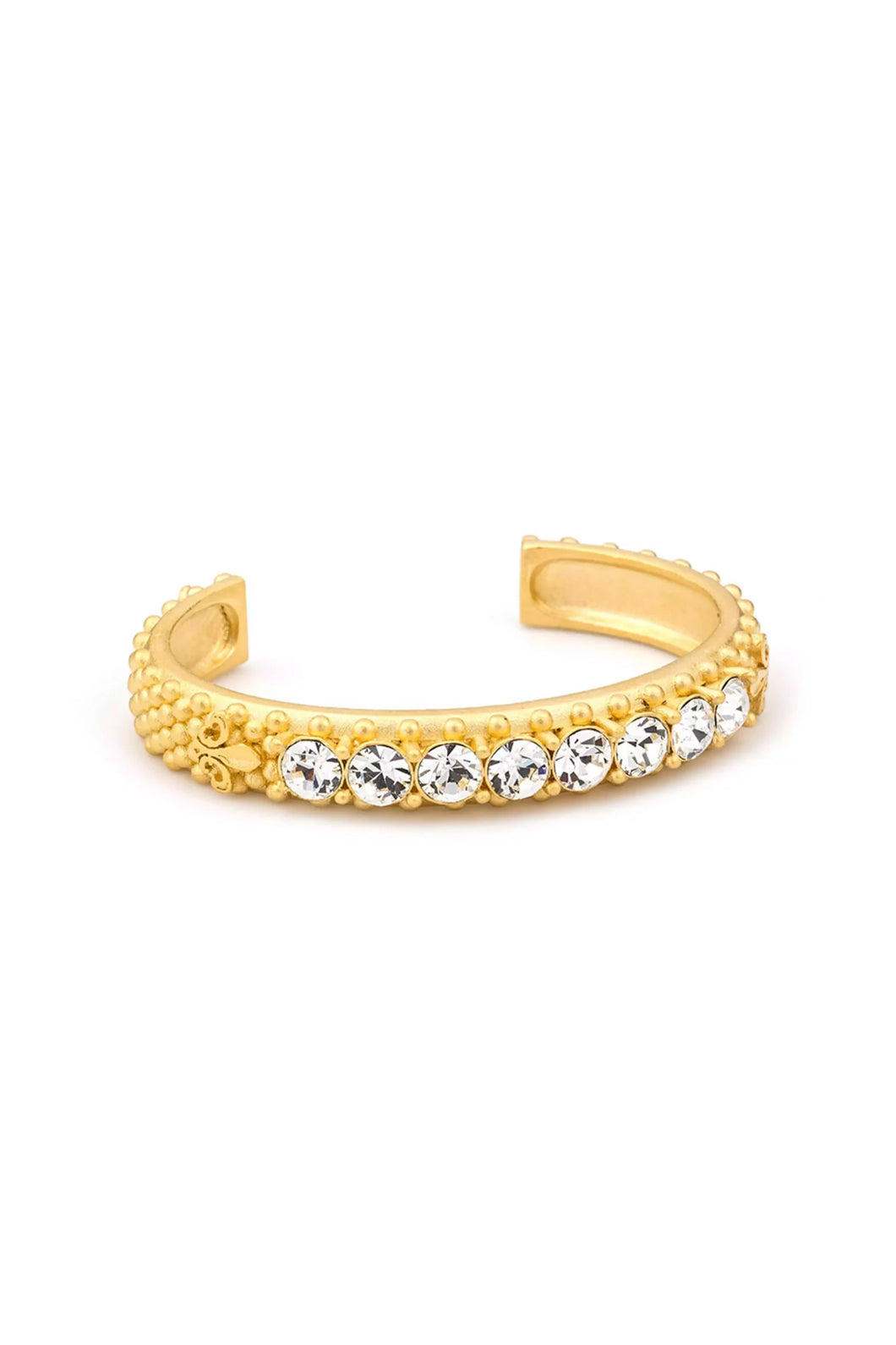 FDL Gold Crystal Bangle Bracelet
