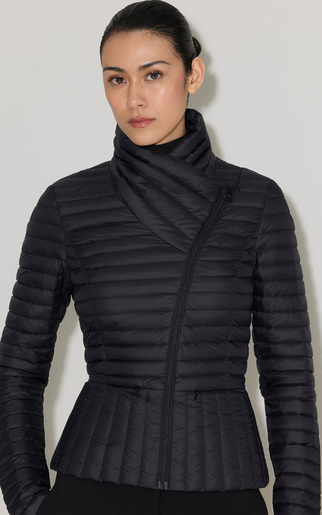 Brandy Hooded Light Down Jacket