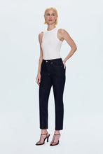 Bri Nightfall Ankle High Rise Slim Straight Jean
