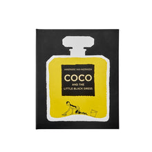 Coco and the Little Black Dress Book-Black Bonded Leather