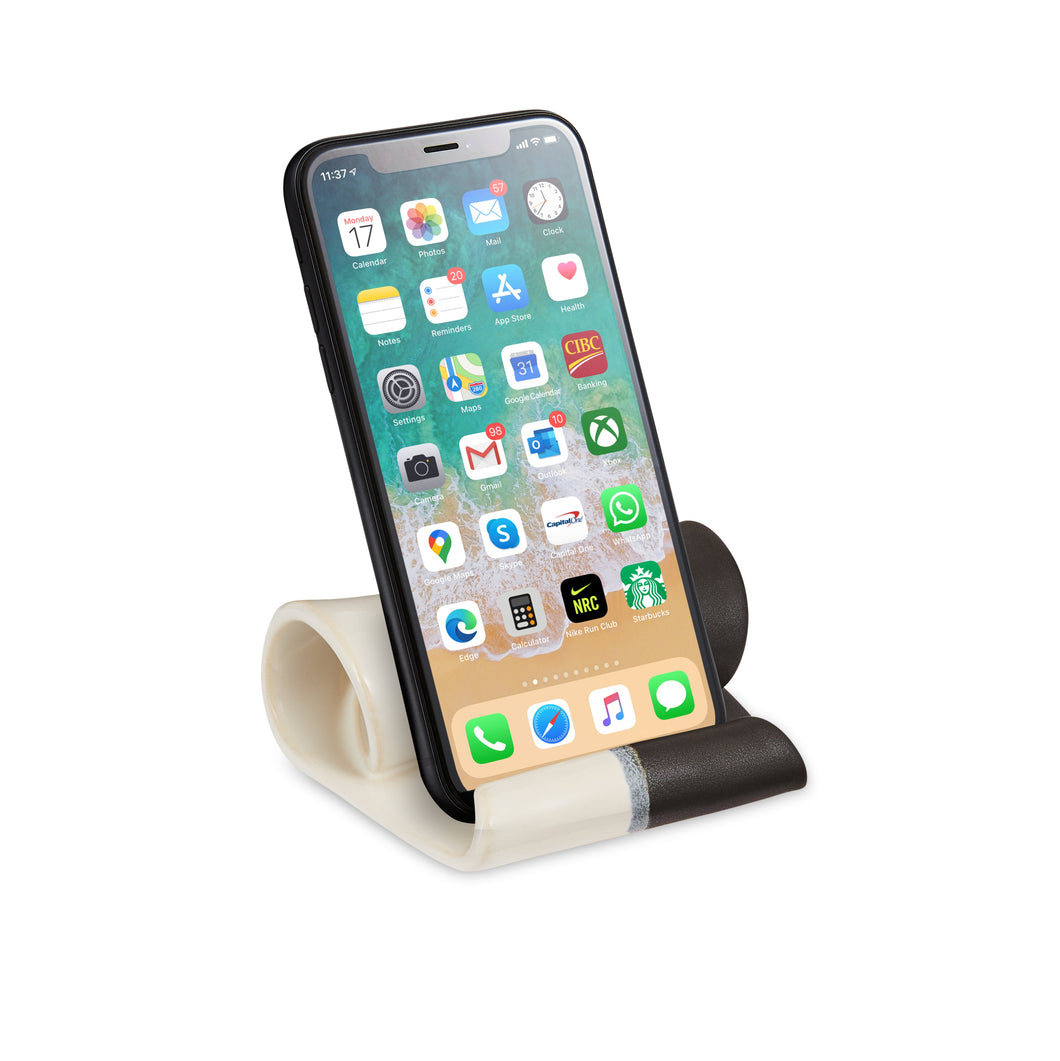 Cell Phone Stand-Black and White