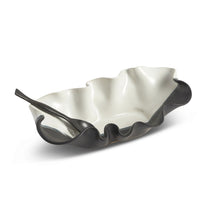 Oblong Bowl-Black and White