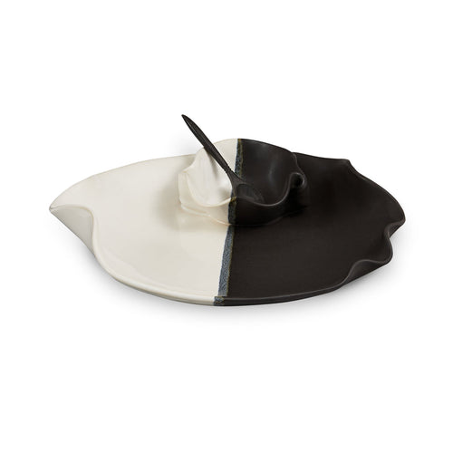 Small Dip Set- Black/White