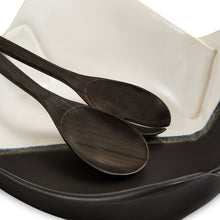 Square Bowl-Black and White