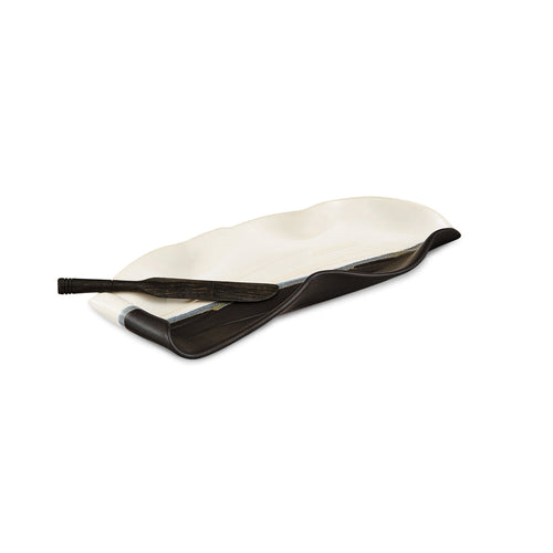 Stick Butter Dish-Black and White