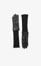 BLACK LEATHER GLOVES