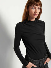 CHARLOTTE ASYMMETRIC GATHERED TOP