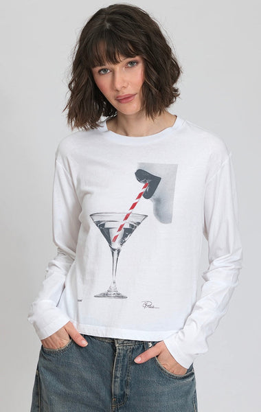 Sip Tease Long Sleeve Tee