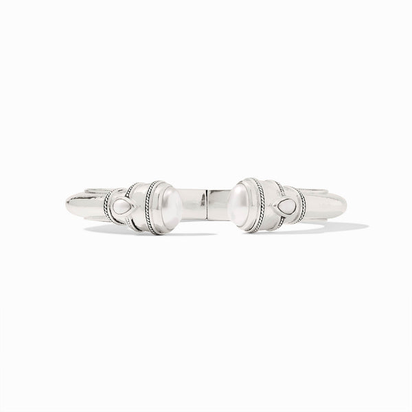 Cannes Silver Demi Cuff-Pearl