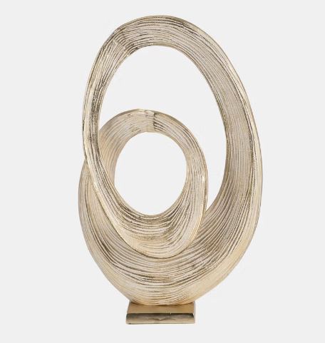 Swirl Table Top Deco Sculpture