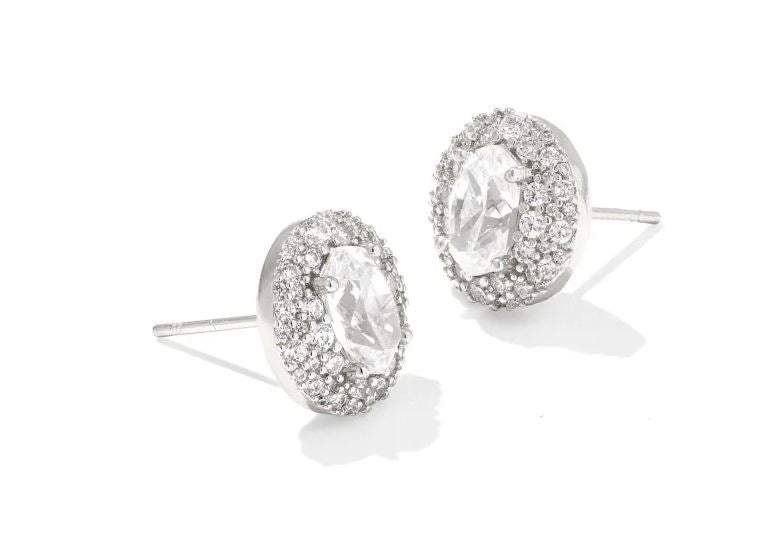 Bella Silver CZ Stud Earring