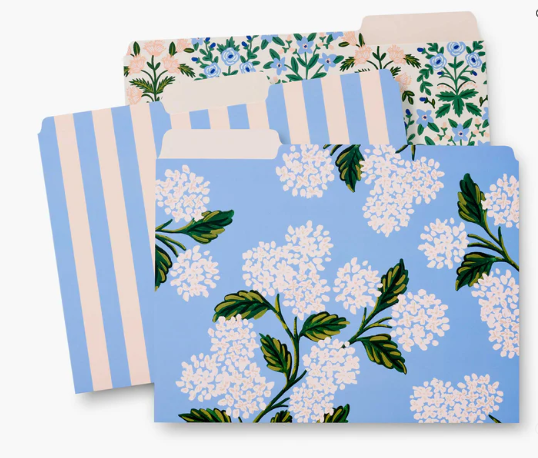 Hydrangea File Hydrangea File Folder Set