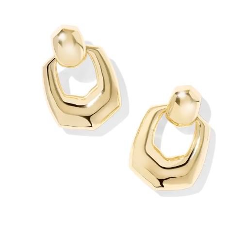 Kaitlin Gold Open Frame Earring