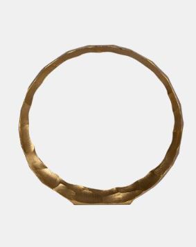 Hammered Gold Ring Sculpture-Small